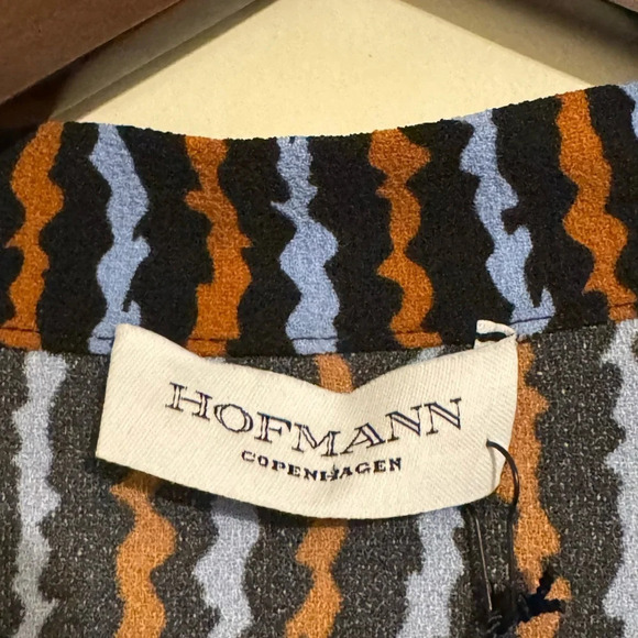 Hofmann Copenhagen Striped Dress, Laura/Blue Haze, NWT Size Large - Picture 6 of 14